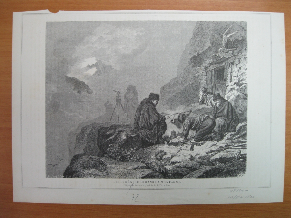Ingenieros en la montaña, 1872